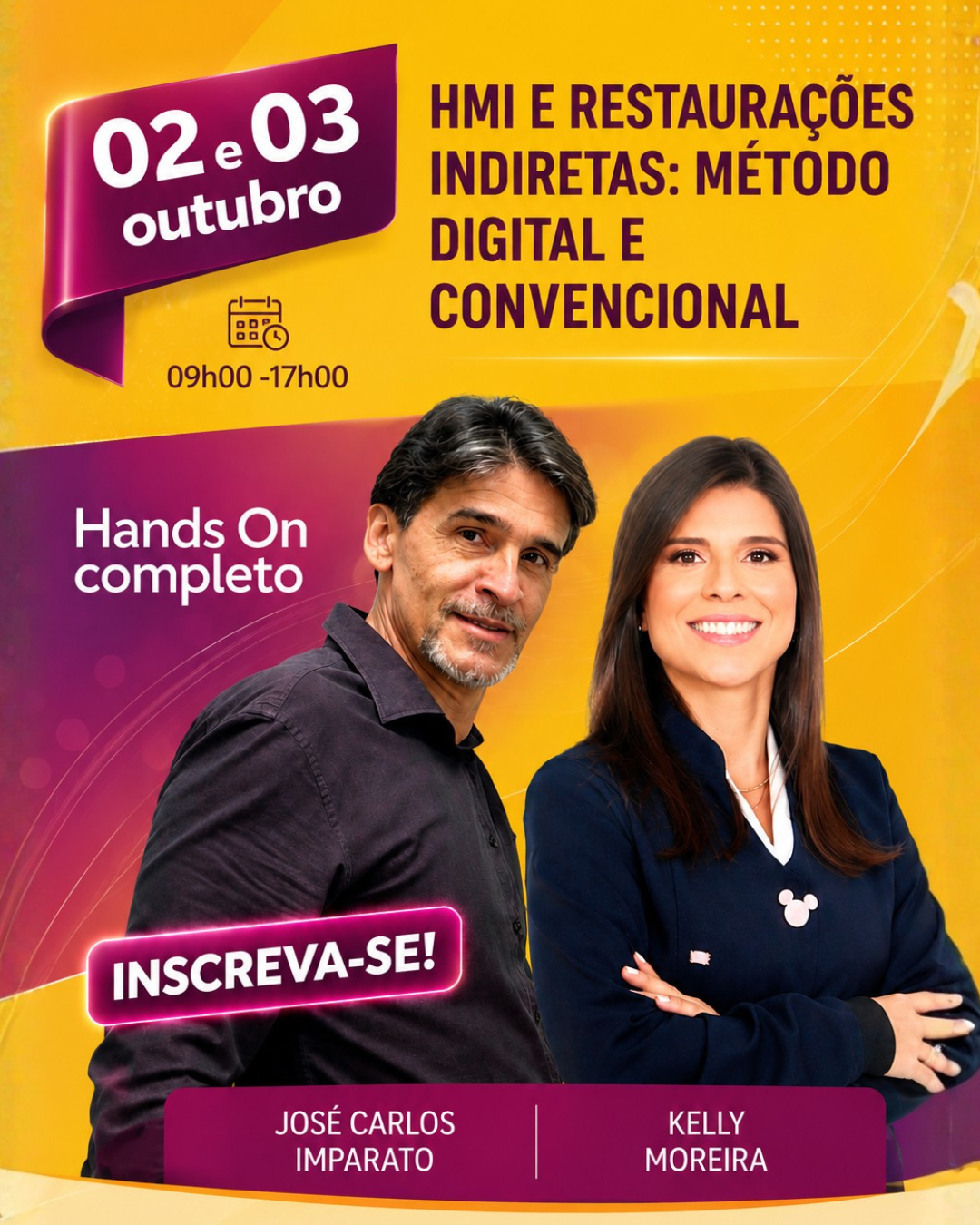 HMI e Restaurações Indiretas: Método Digital e Convencional